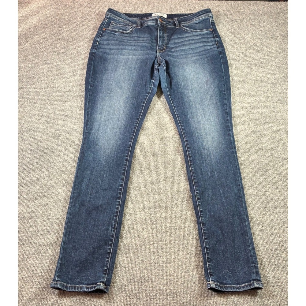 BKE Gabby Skinny Jeans Womens 31 Dark Wash Curvy Fit High Rise Stretch